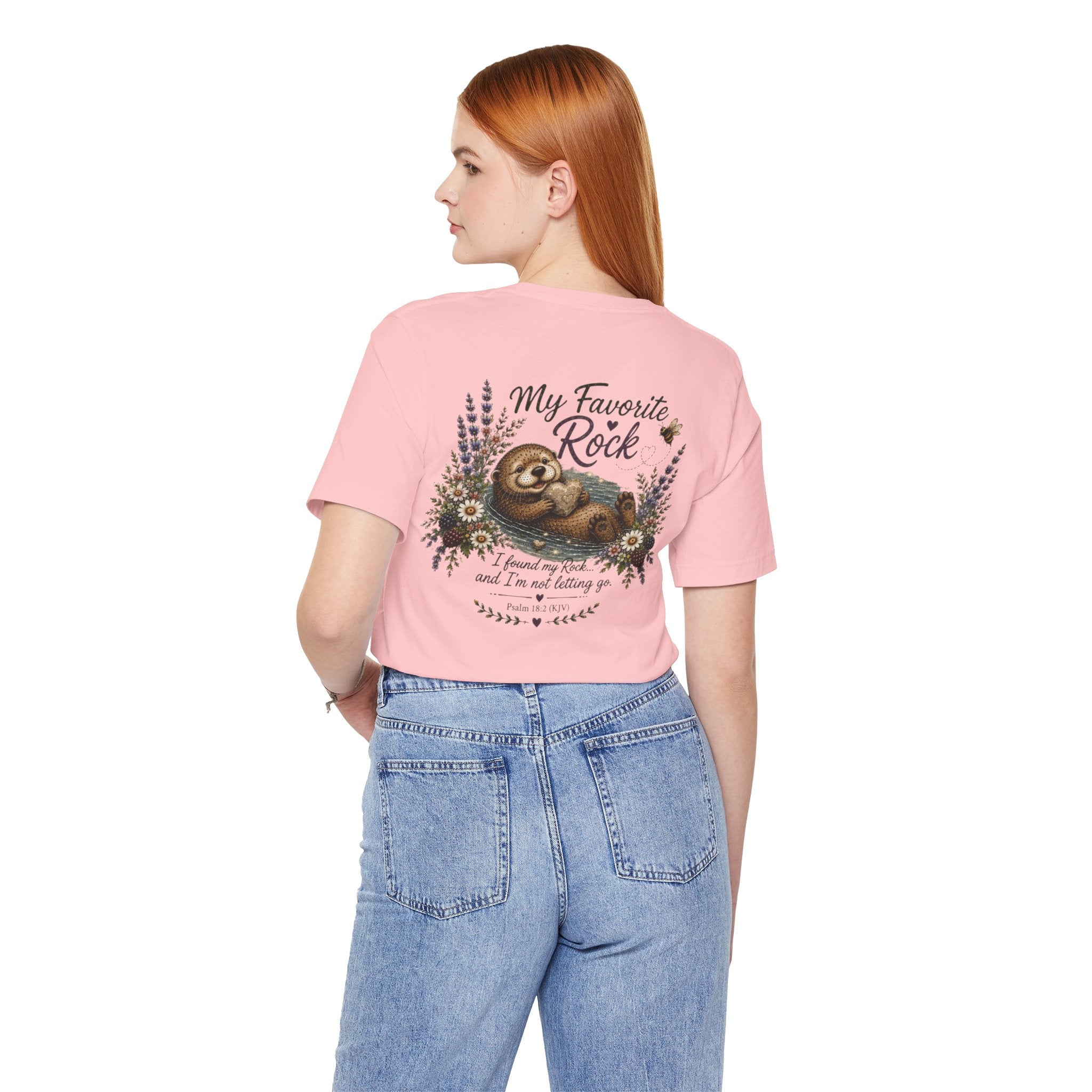 My Favorite Rock Otter Faith Shirt – Psalm 18:2 KJV