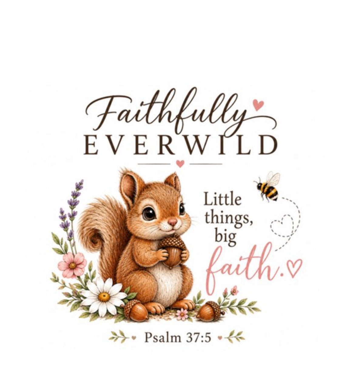 Little Things, Big Faith Blush & Bloom Christian Gift Set | Psalm 37:5 | Candle, Blanket & Keepsakes