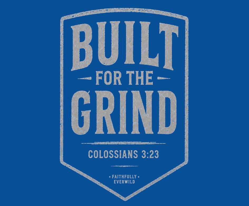 Built for the Grind Hoodie Sweatshirt| Colossians 3:23 | Men’s Christian Workwear