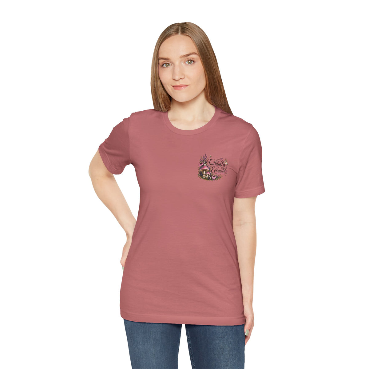 Mushrooms Can Grow Through The Mess Tee | Romans 5:3-4 Faith Shirt