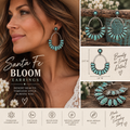 Santa Fe Bloom Turquoise Earrings