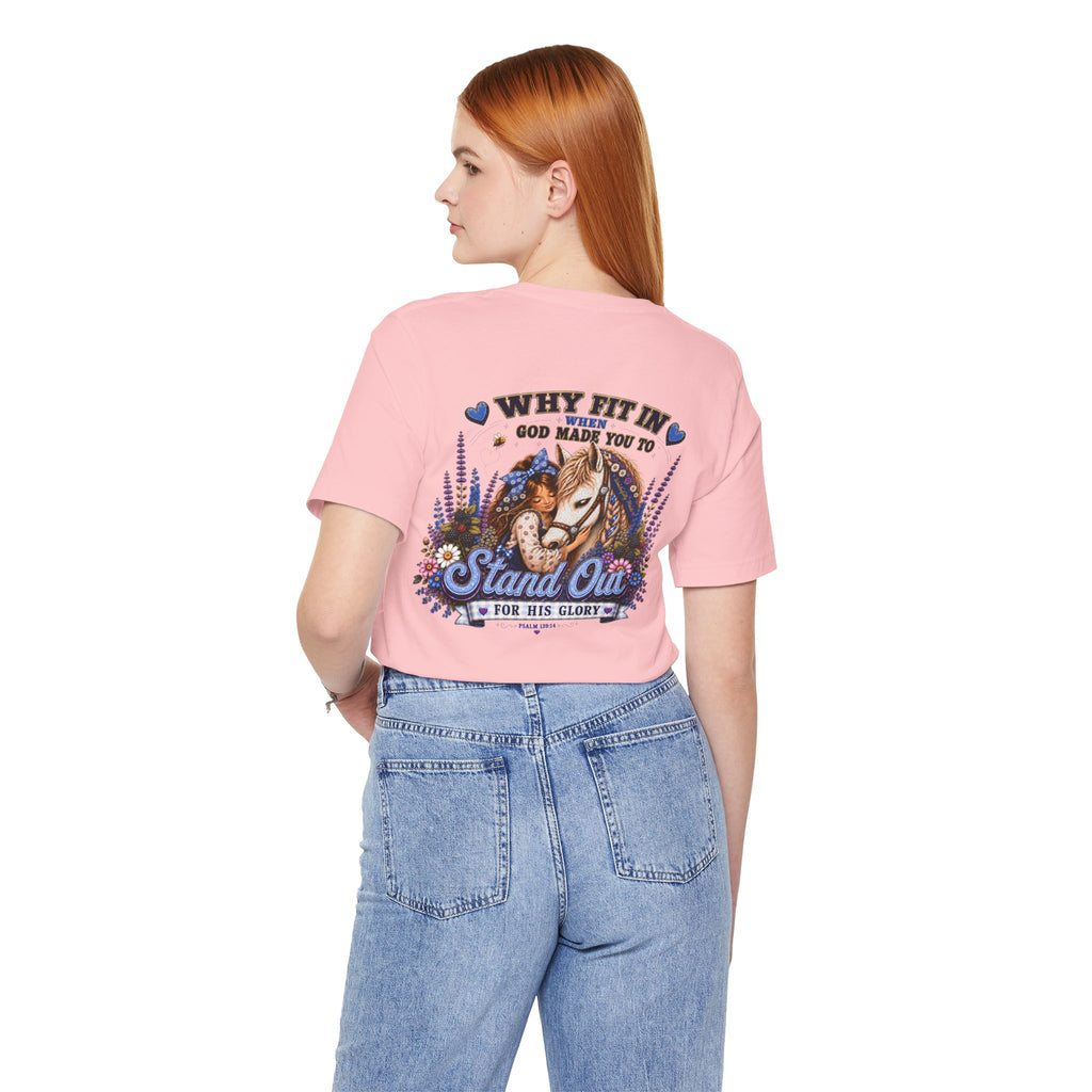 Wonderfully Made • Stand Out for His Glory Horse Tee | Psalm 139:14