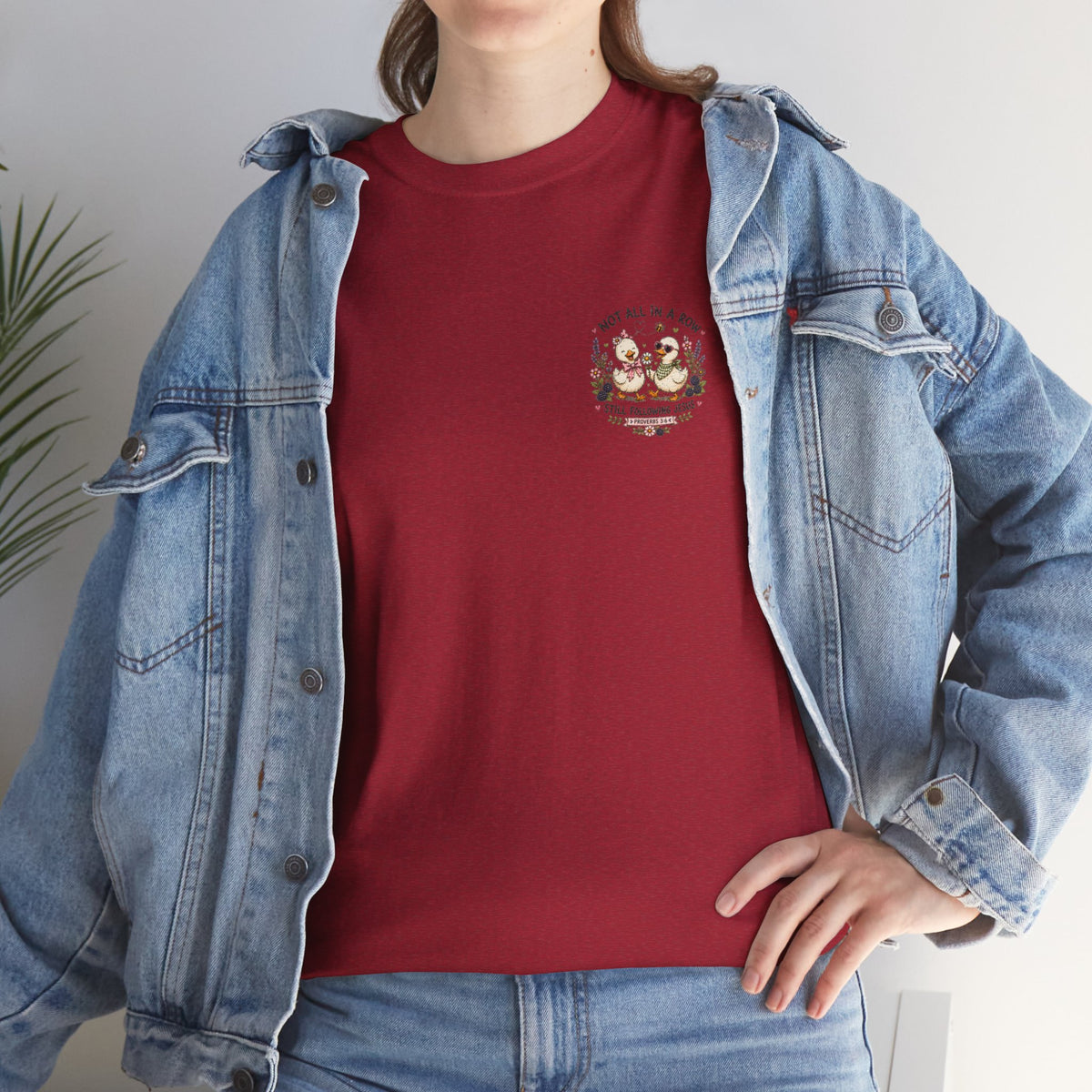 Not All in a Row, Still Following Jesus Duck T-Shirt