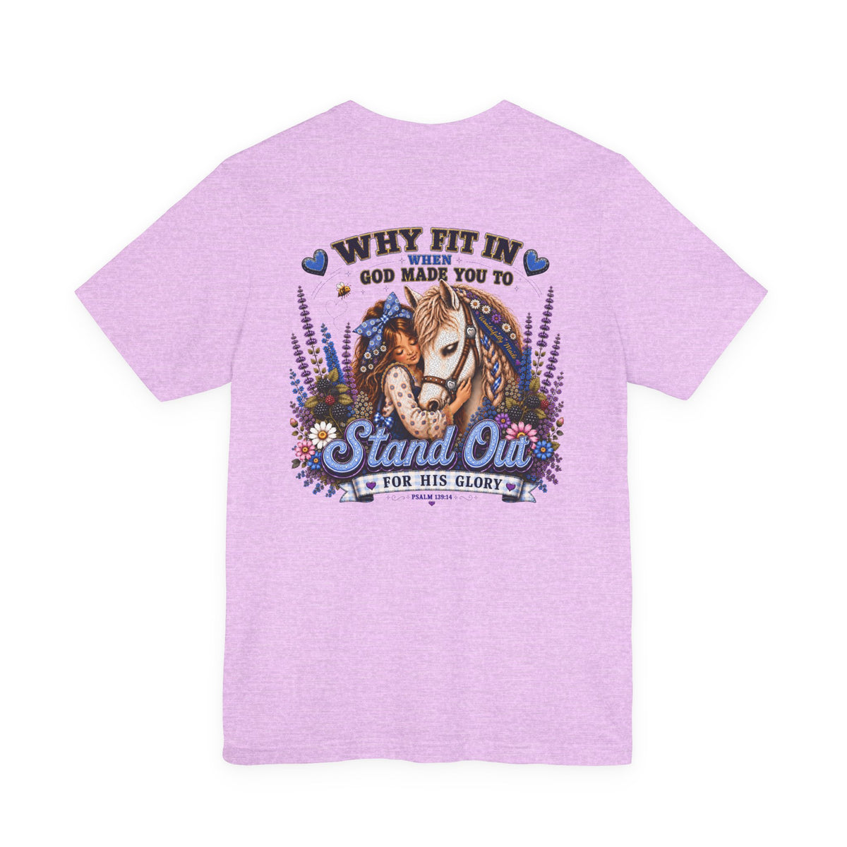 Wonderfully Made • Stand Out for His Glory Horse Tee | Psalm 139:14