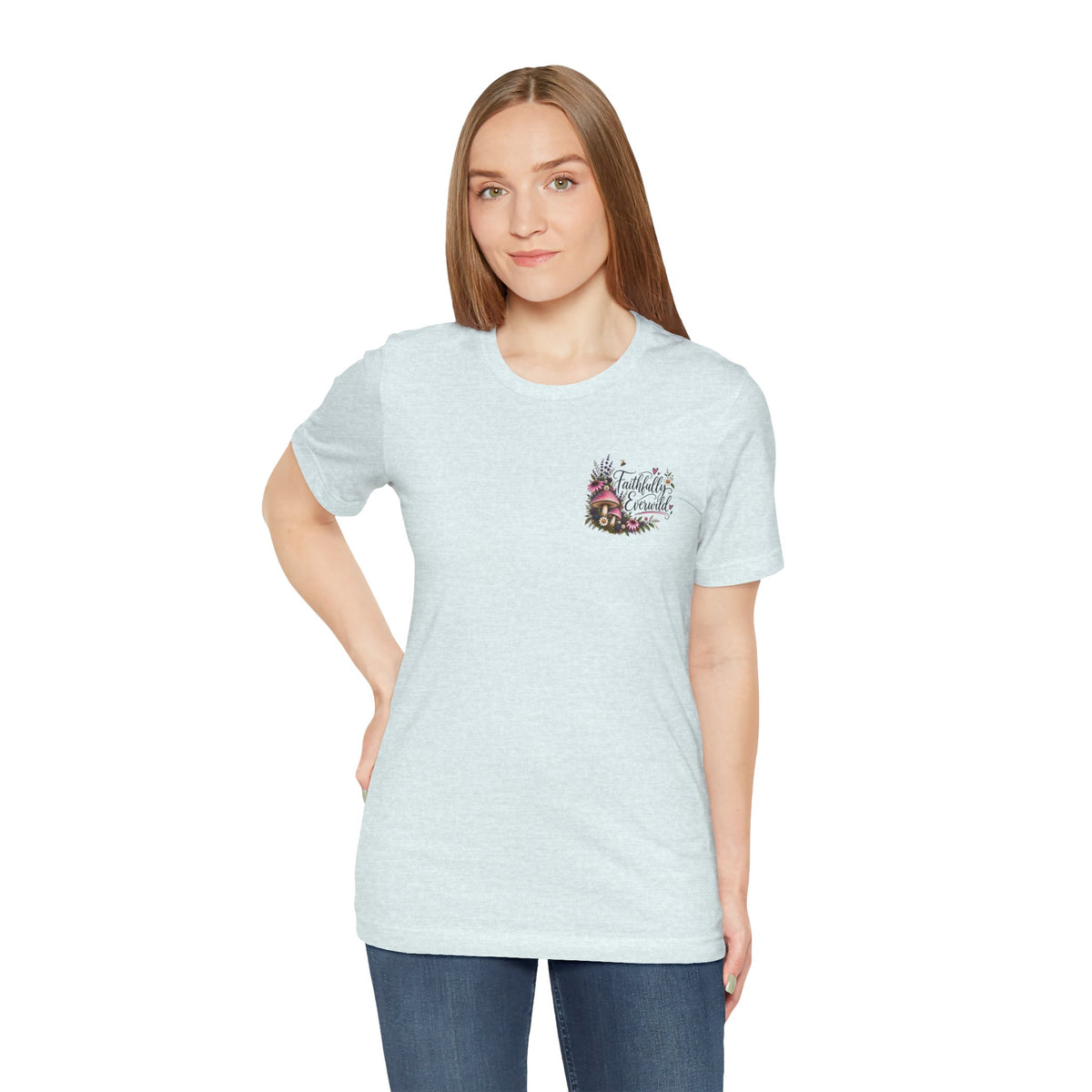 Mushrooms Can Grow Through The Mess Tee | Romans 5:3-4 Faith Shirt