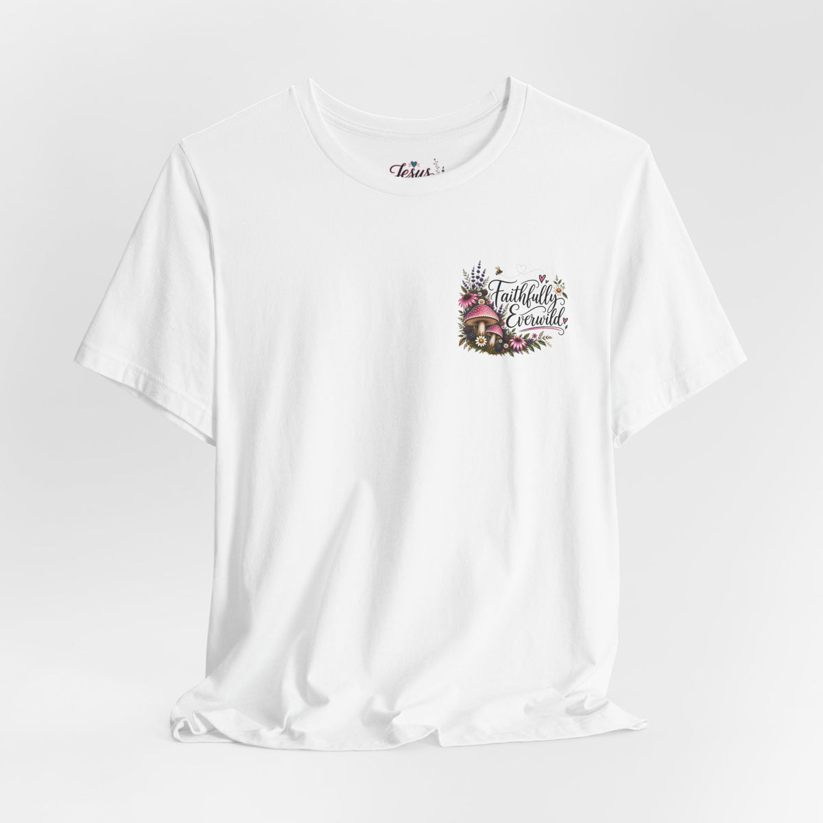 Mushrooms Can Grow Through The Mess Tee | Romans 5:3-4 Faith Shirt