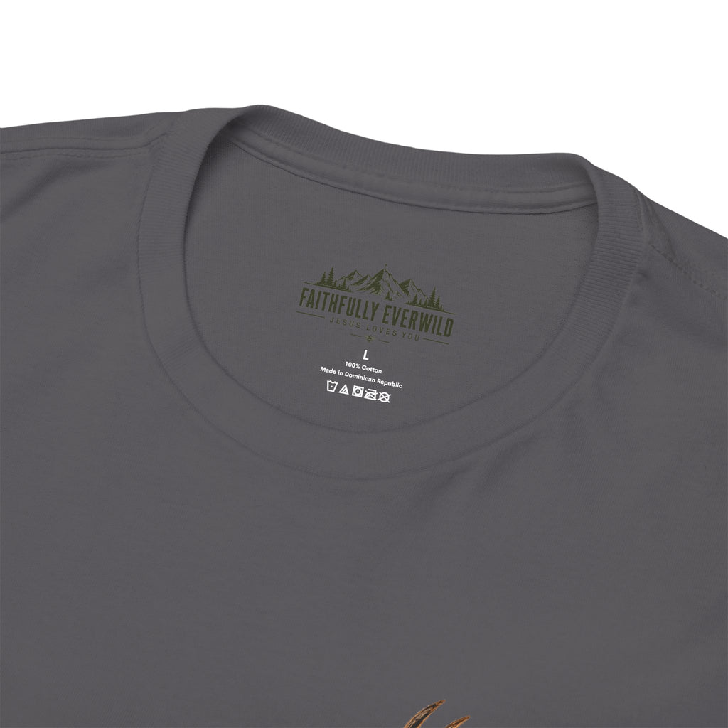 Hold Steady Bow Hunting Tee | Psalm 31:24