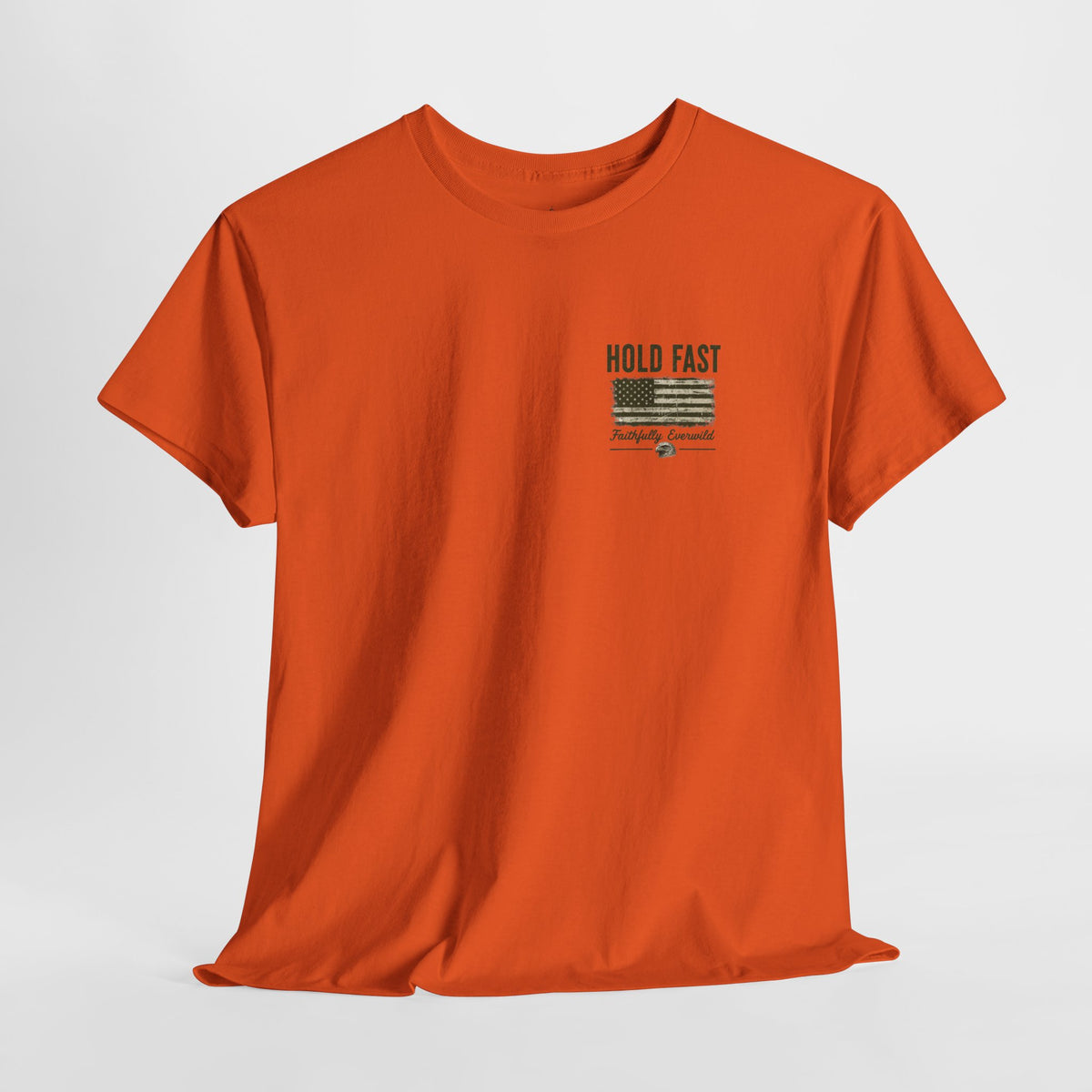 Never Give Up the Fight – Hold Fast Men’s Graphic Tee – Hebrews 10:23