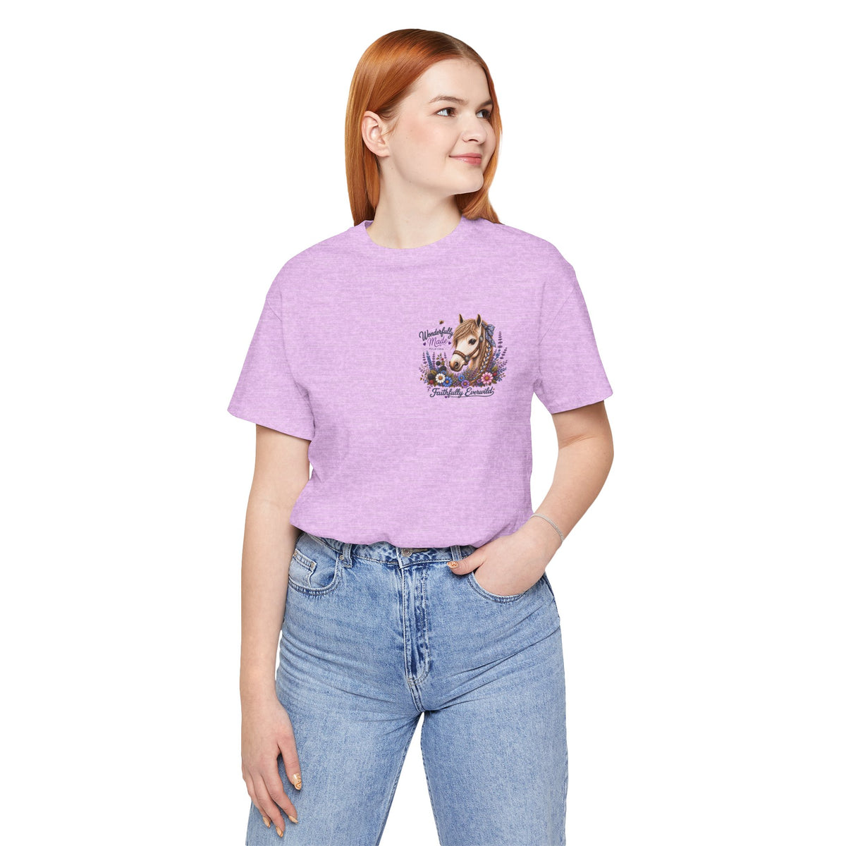 Wonderfully Made • Stand Out for His Glory Horse Tee | Psalm 139:14