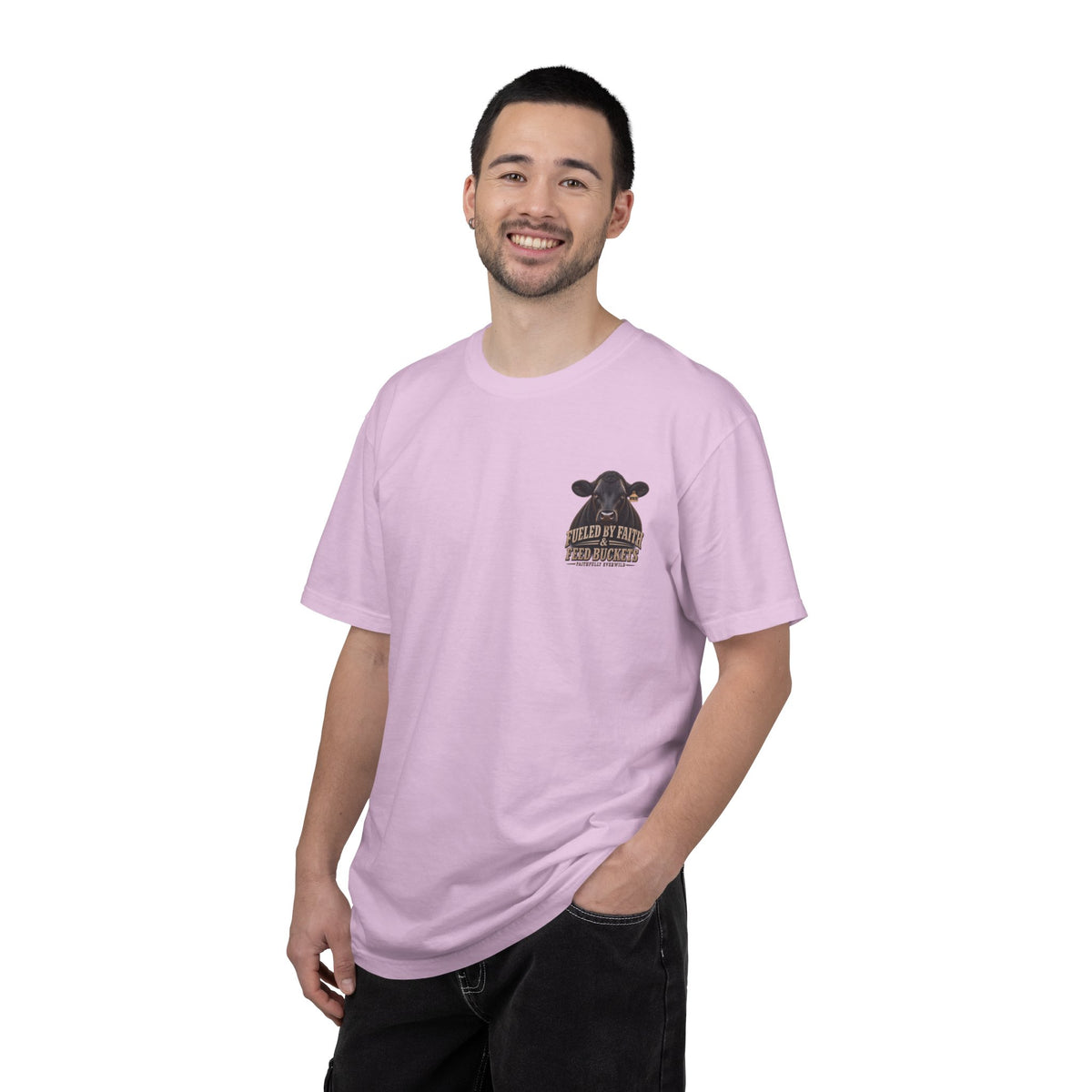 Fueled by Faith & Feed Buckets – Philippians 4:19 Angus Tee