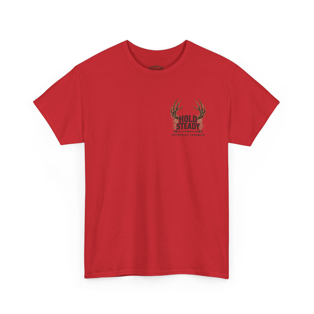 Hold Steady Bow Hunting Tee | Psalm 31:24