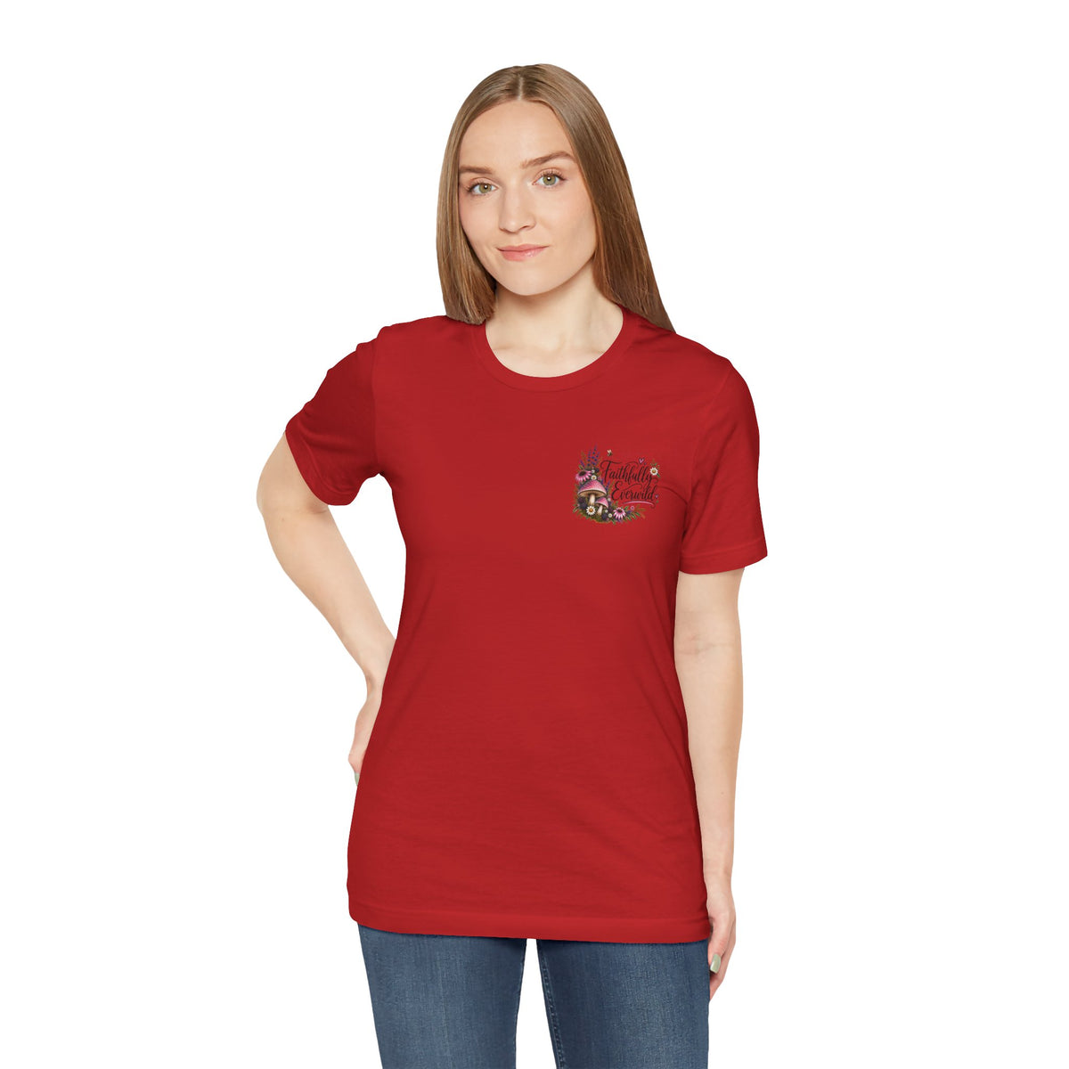 Mushrooms Can Grow Through The Mess Tee | Romans 5:3-4 Faith Shirt