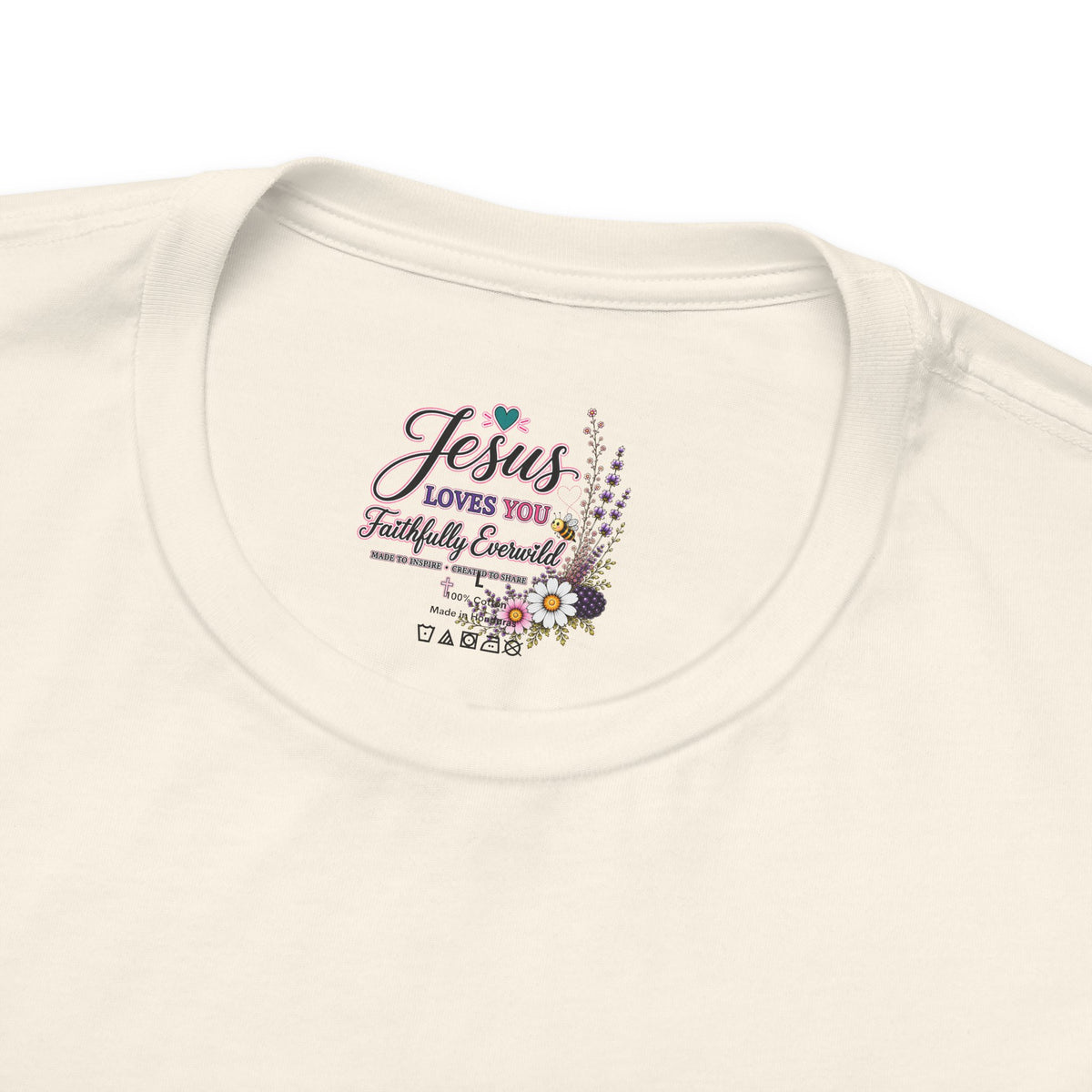 Let Your Light Shine Wildflower Tee | Matthew 5:14