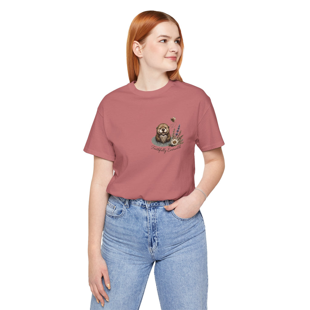 My Favorite Rock Otter Faith Shirt – Psalm 18:2 KJV