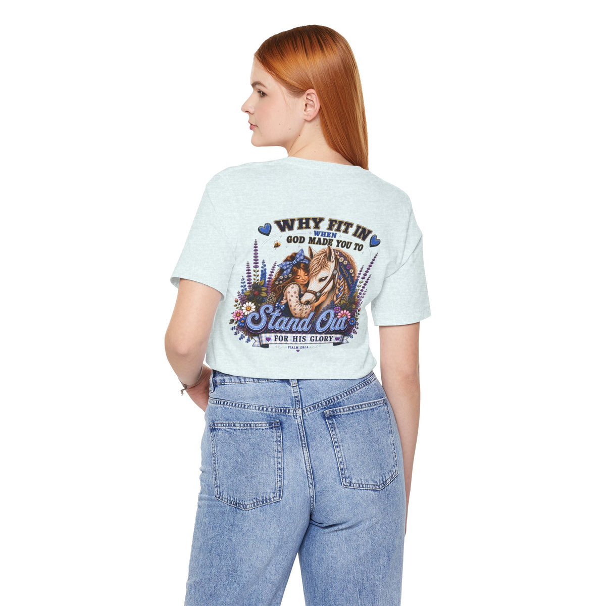 Wonderfully Made • Stand Out for His Glory Horse Tee | Psalm 139:14