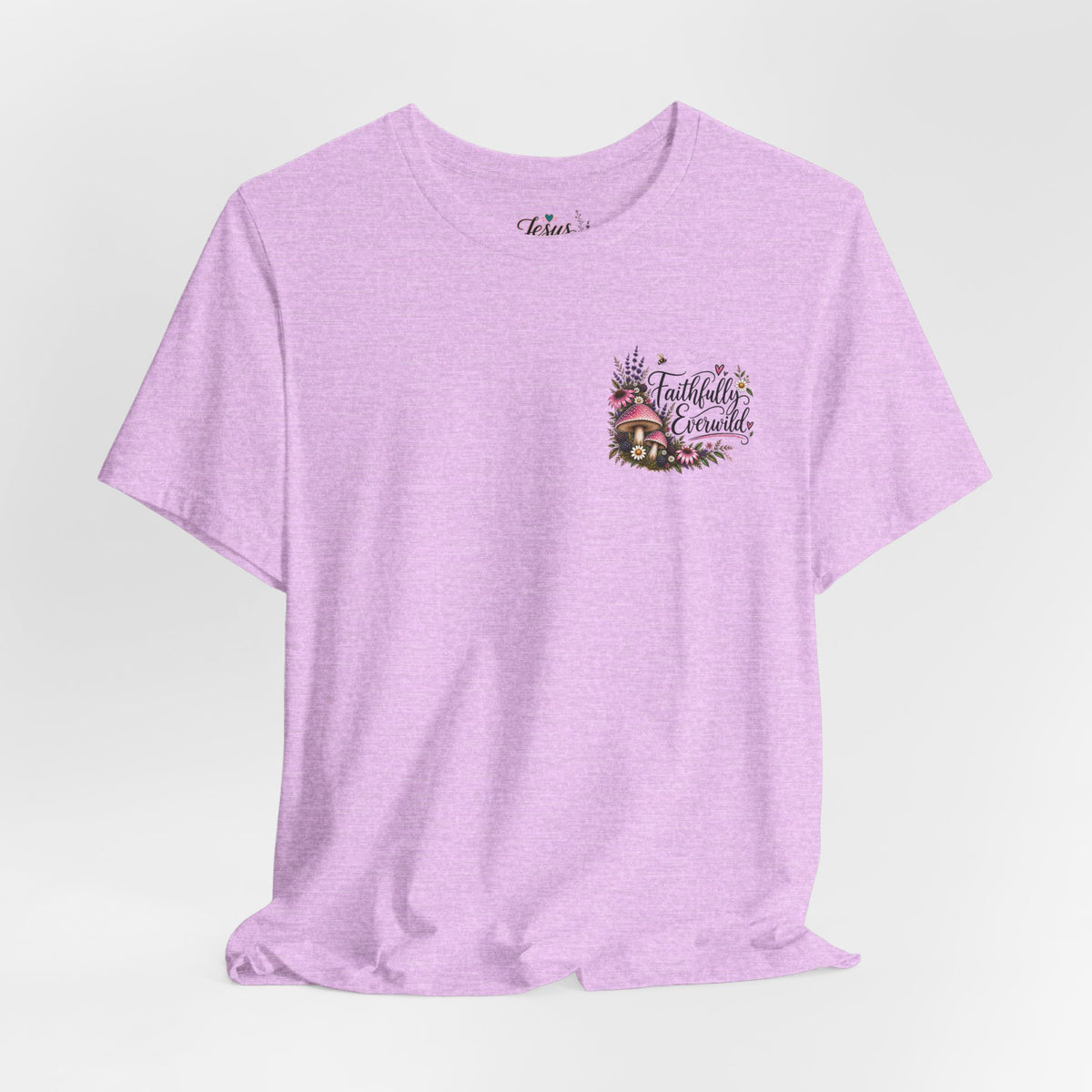 Mushrooms Can Grow Through The Mess Tee | Romans 5:3-4 Faith Shirt