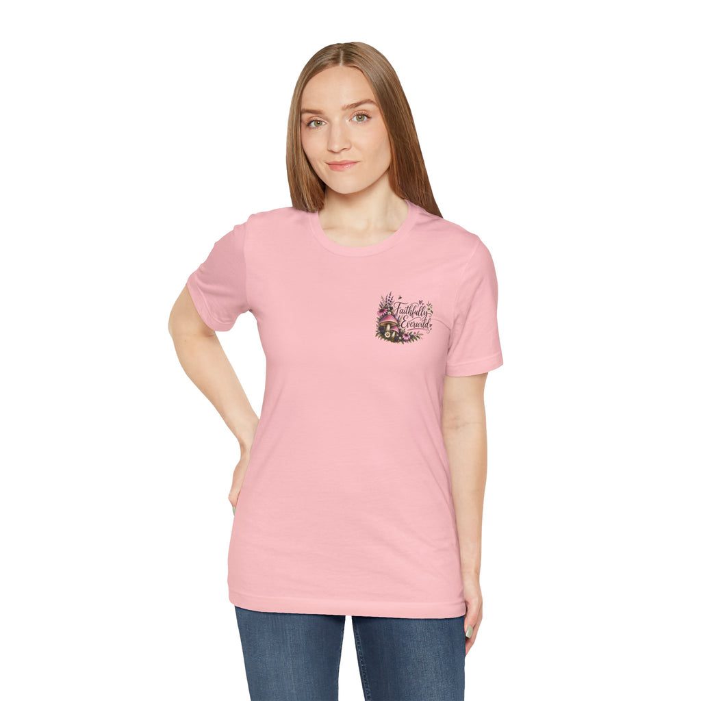 Mushrooms Can Grow Through The Mess Tee | Romans 5:3-4 Faith Shirt