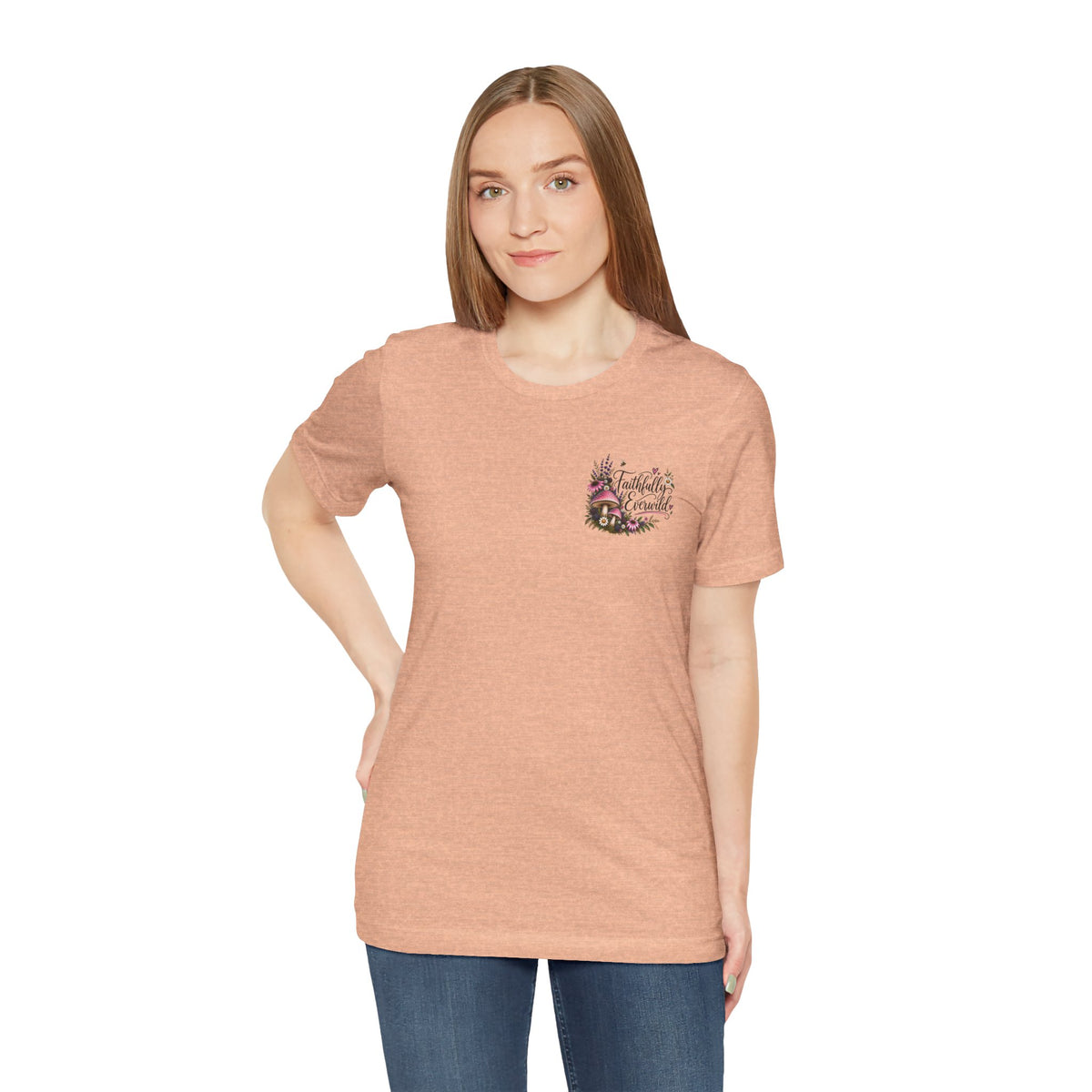 Mushrooms Can Grow Through The Mess Tee | Romans 5:3-4 Faith Shirt