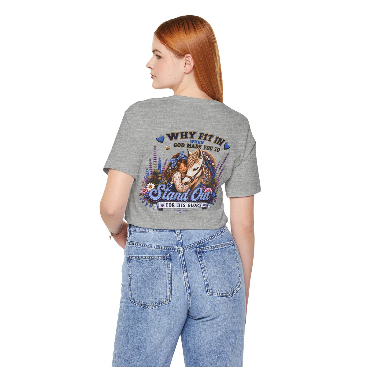 Wonderfully Made • Stand Out for His Glory Horse Tee | Psalm 139:14