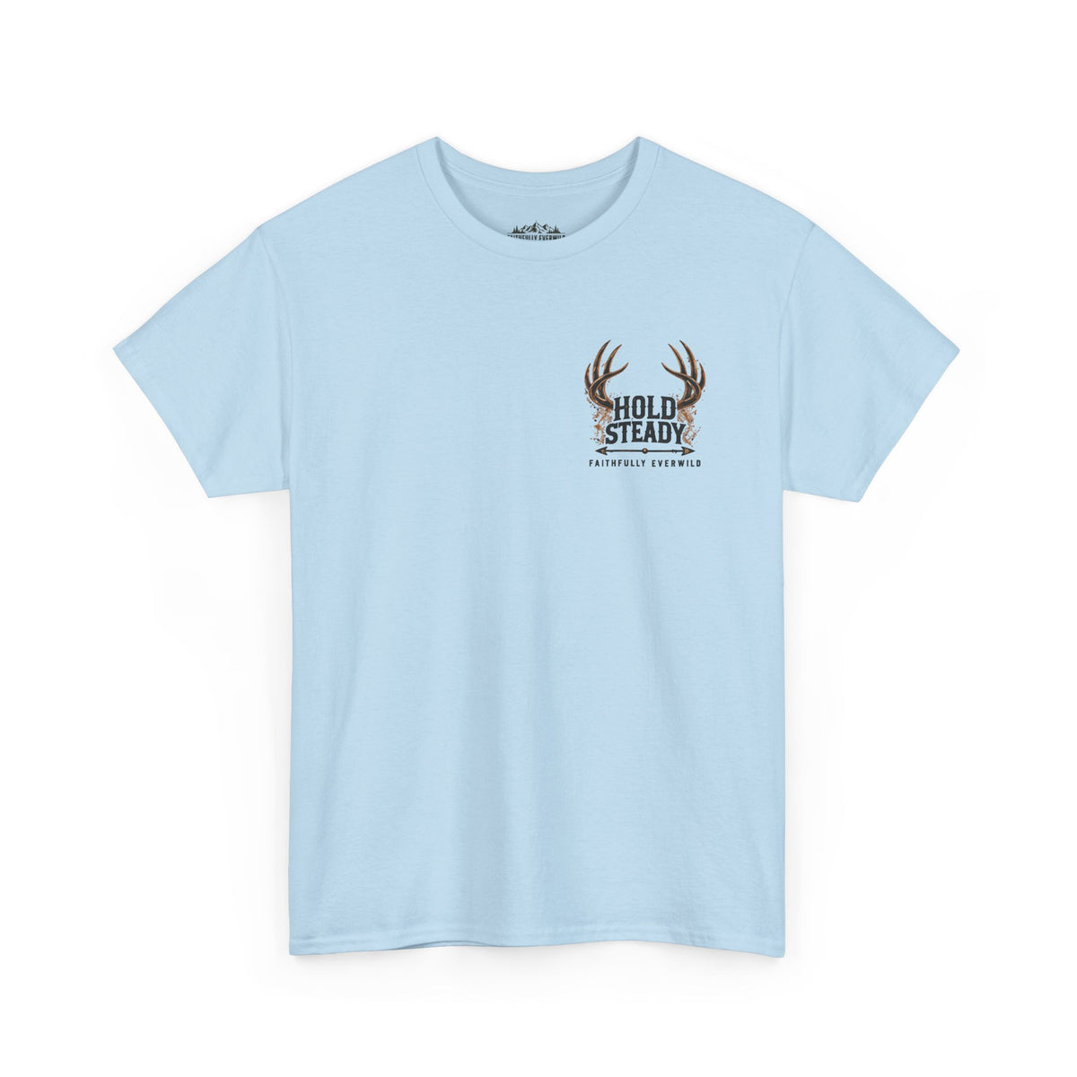 Hold Steady Bow Hunting Tee | Psalm 31:24