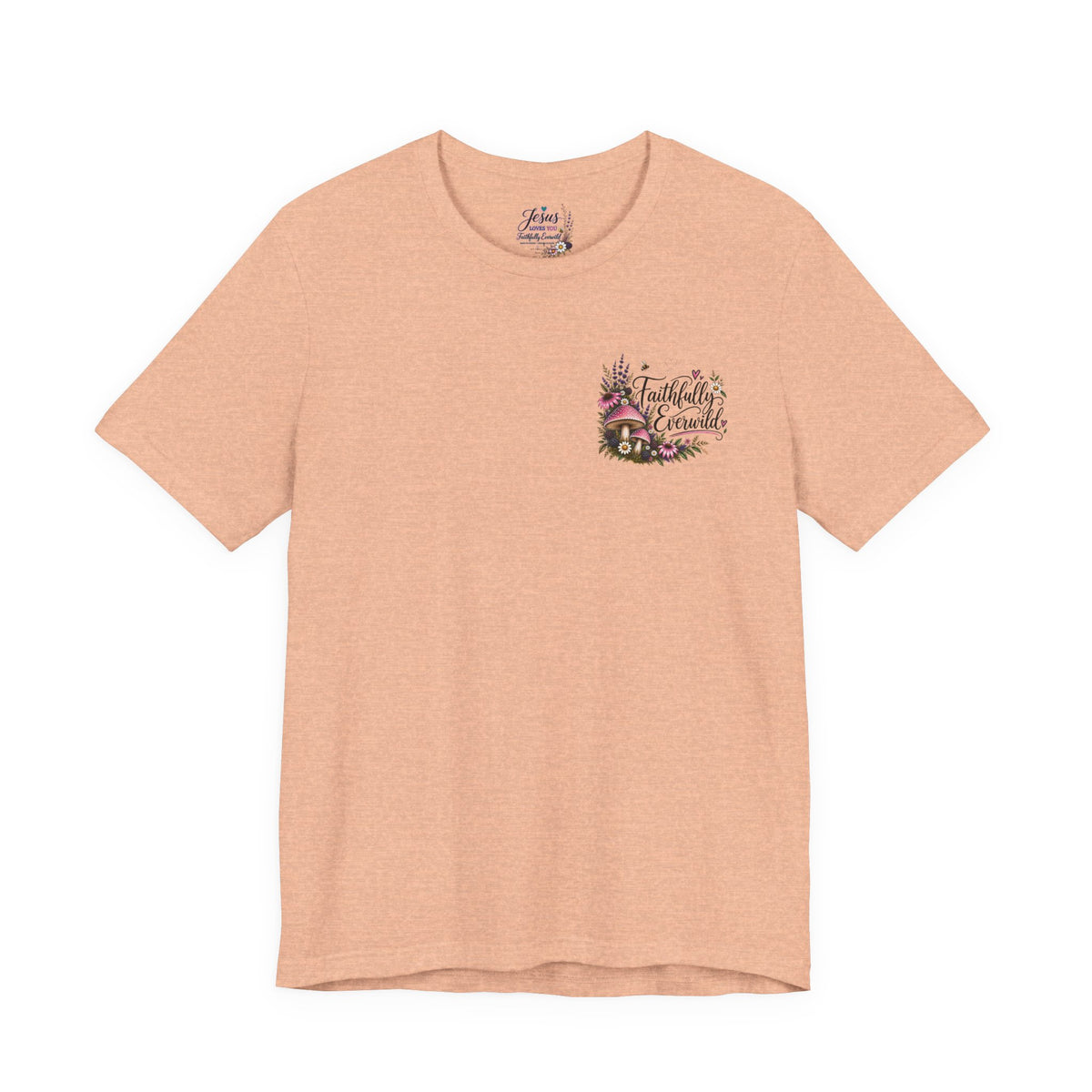 Mushrooms Can Grow Through The Mess Tee | Romans 5:3-4 Faith Shirt