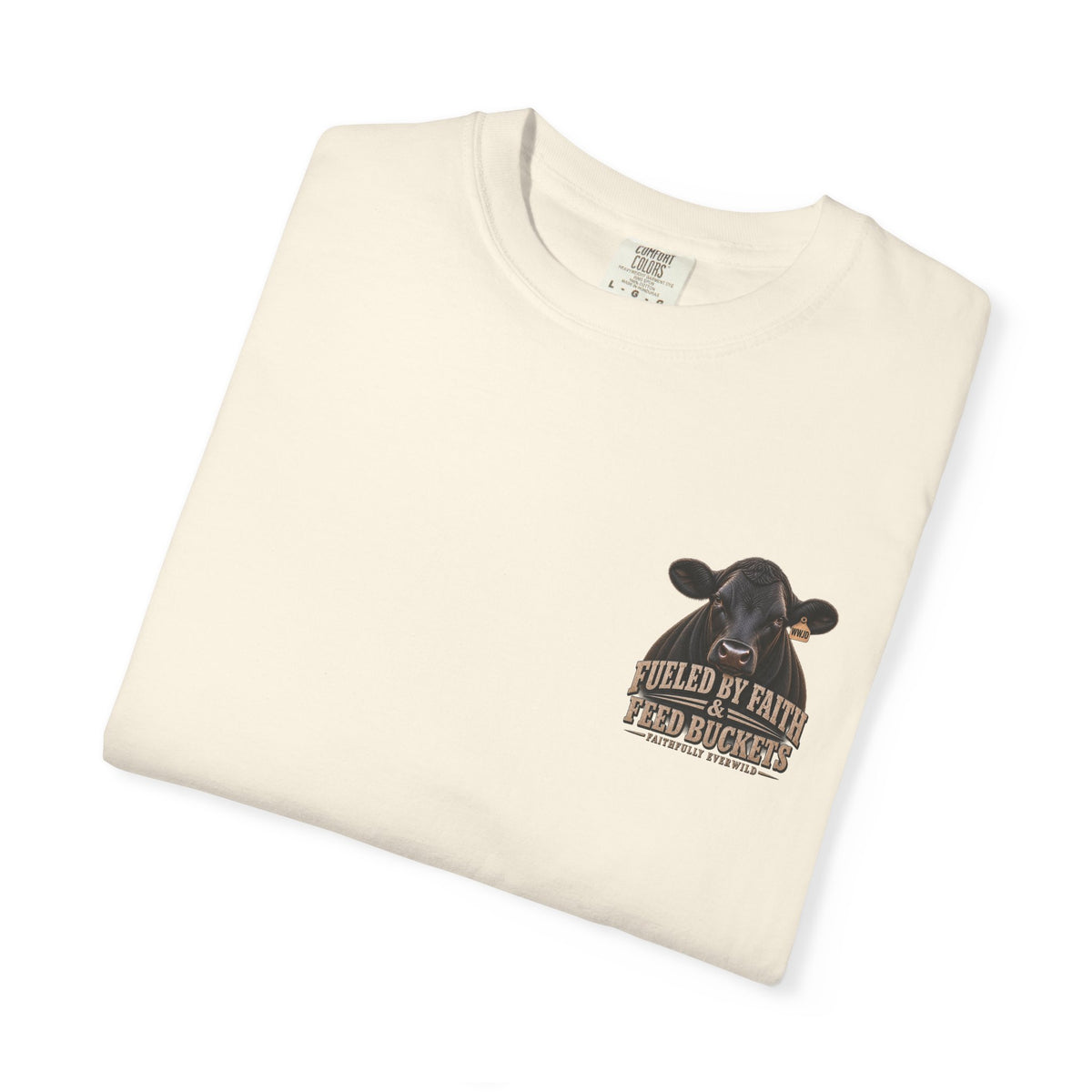 Fueled by Faith & Feed Buckets – Philippians 4:19 Angus Tee