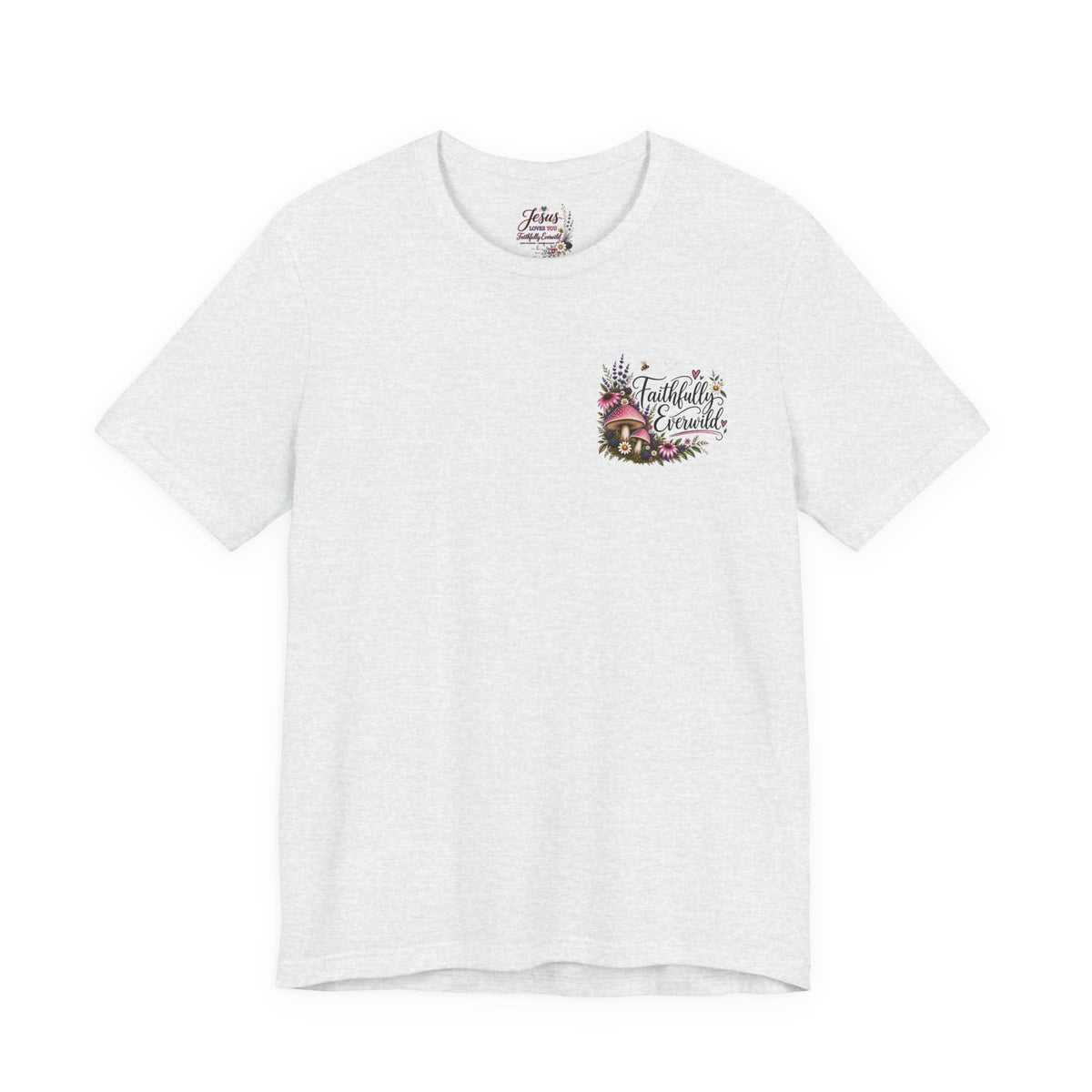 Mushrooms Can Grow Through The Mess Tee | Romans 5:3-4 Faith Shirt