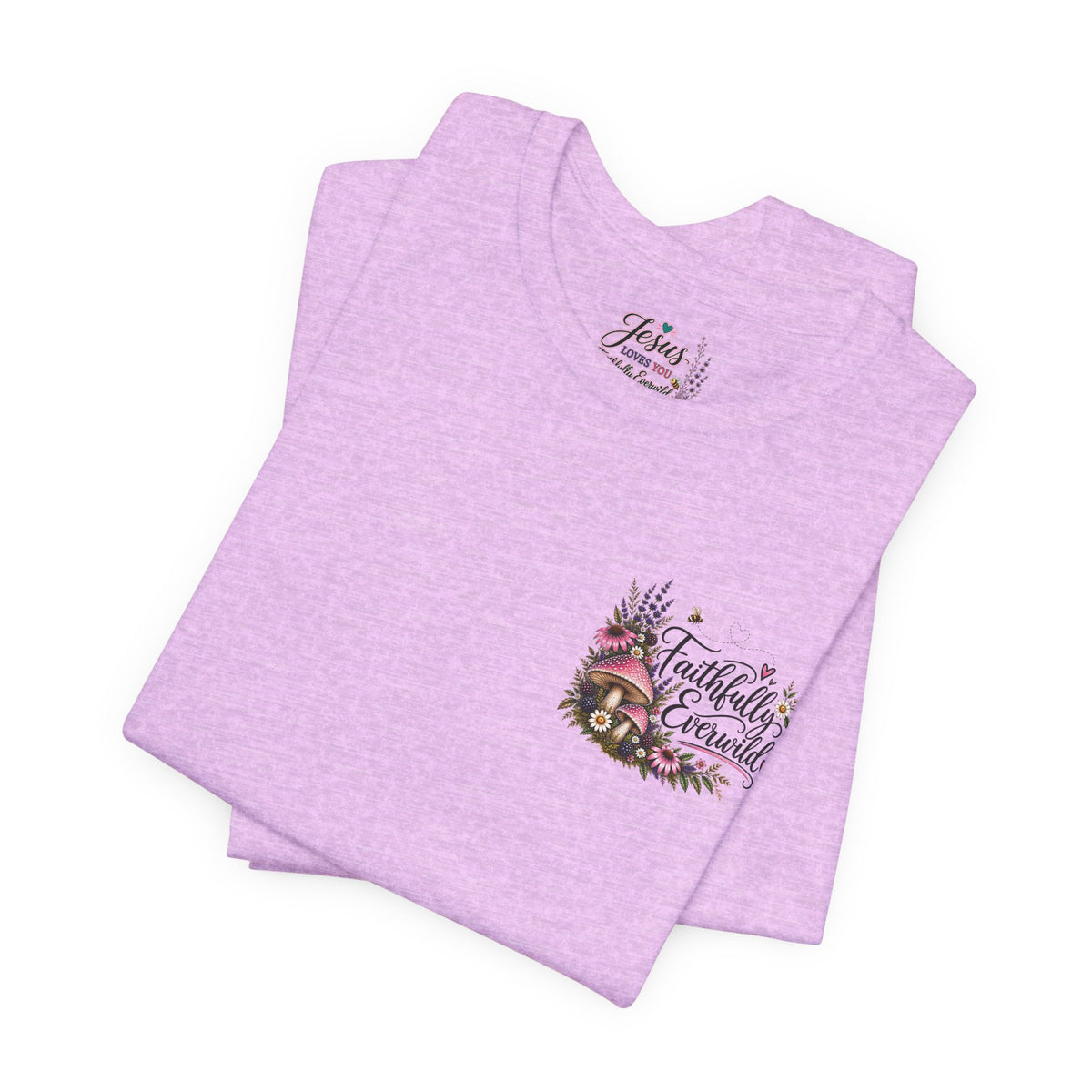 Mushrooms Can Grow Through The Mess Tee | Romans 5:3-4 Faith Shirt
