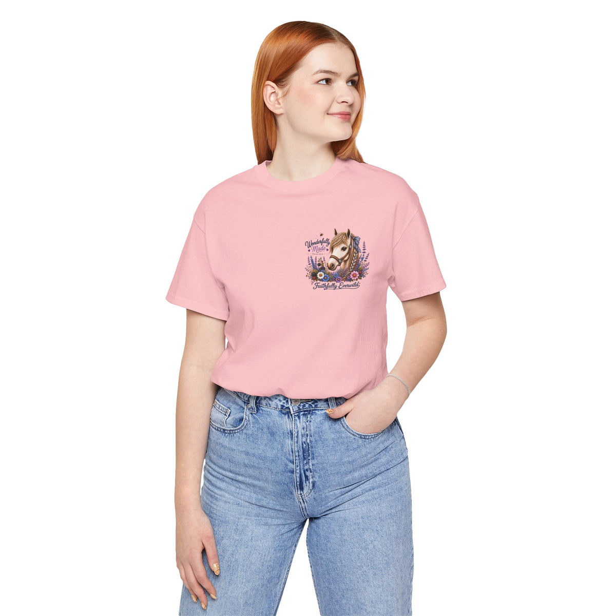 Wonderfully Made • Stand Out for His Glory Horse Tee | Psalm 139:14