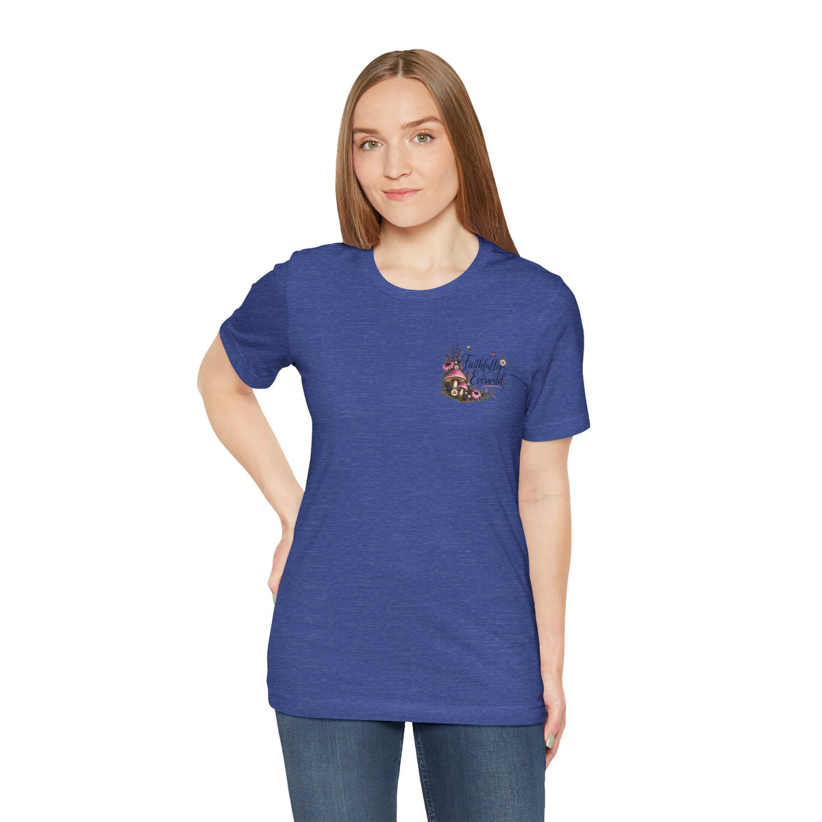 Mushrooms Can Grow Through The Mess Tee | Romans 5:3-4 Faith Shirt