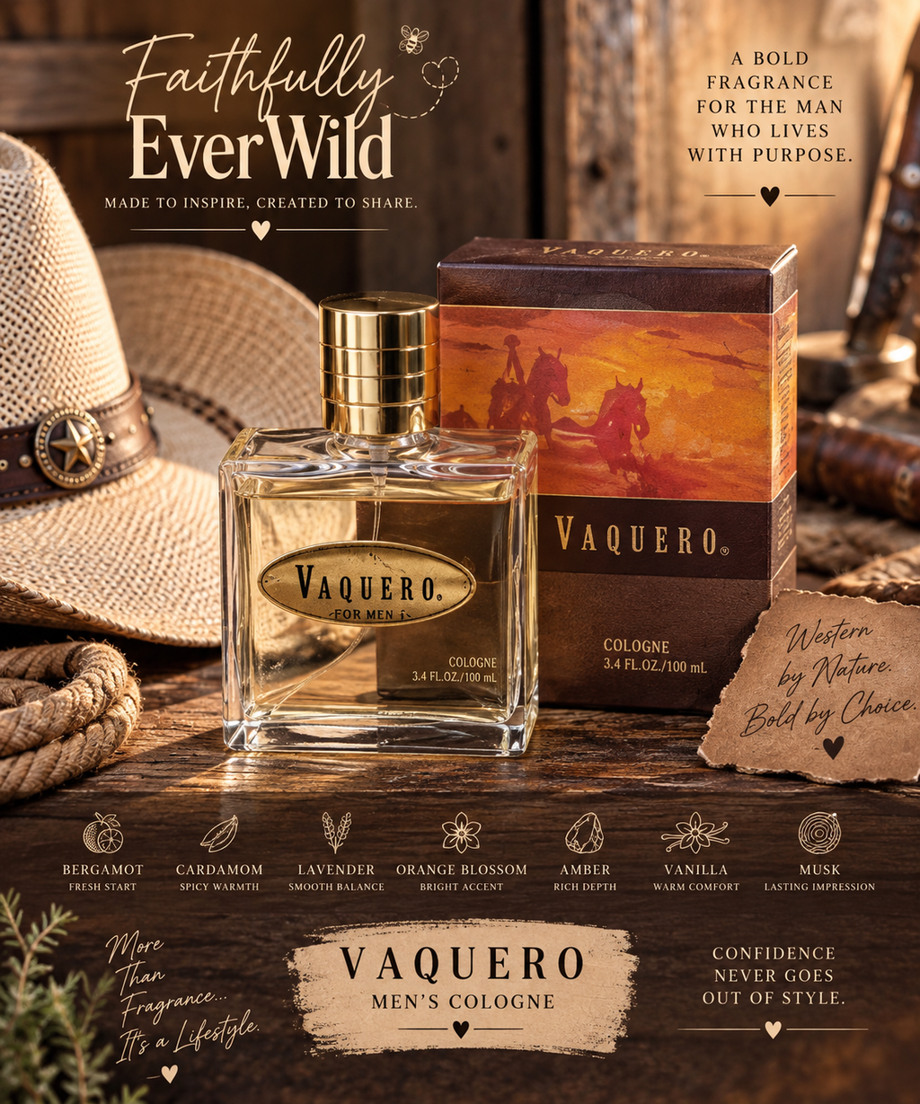 Vaquero Men’s Cologne | Warm Woody Western Fragrance – 3.4 oz