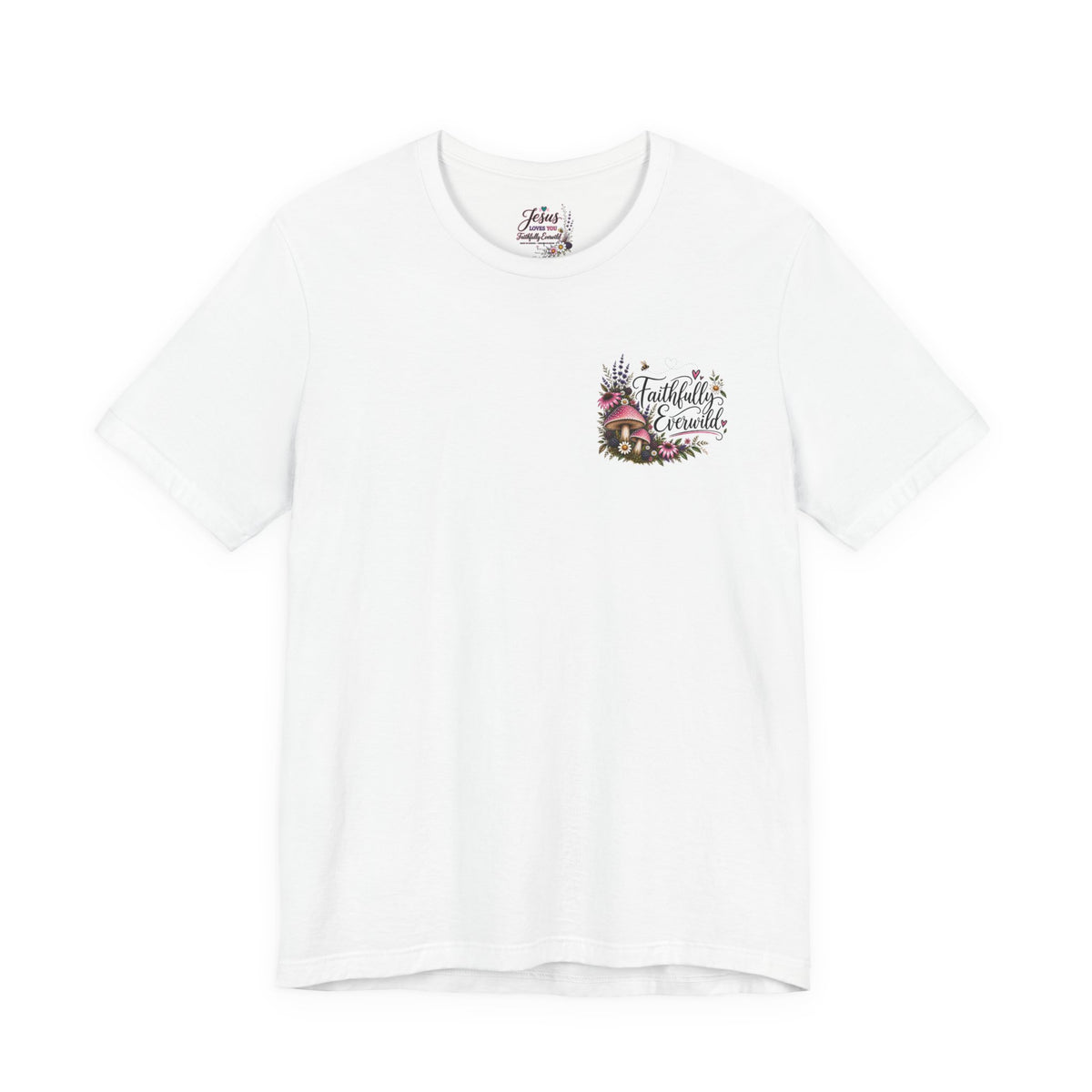 Mushrooms Can Grow Through The Mess Tee | Romans 5:3-4 Faith Shirt