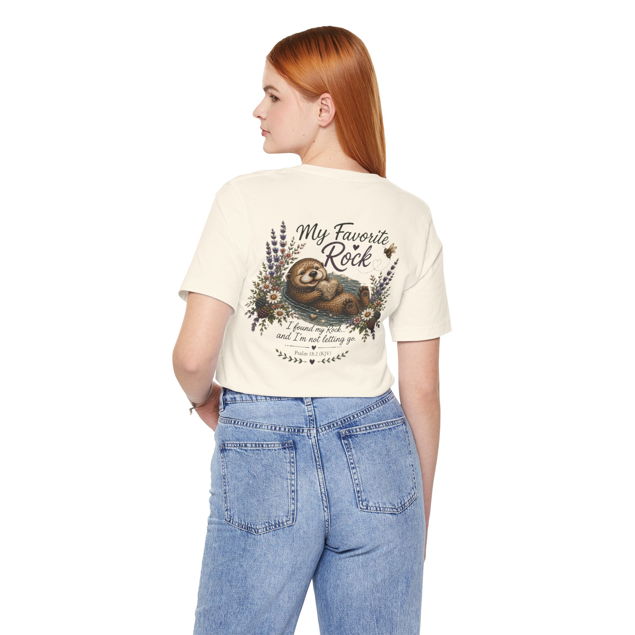 My Favorite Rock Otter Faith Shirt – Psalm 18:2 KJV