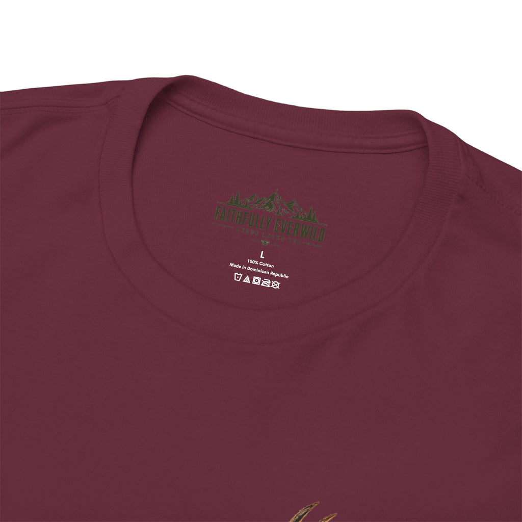 Hold Steady Bow Hunting Tee | Psalm 31:24