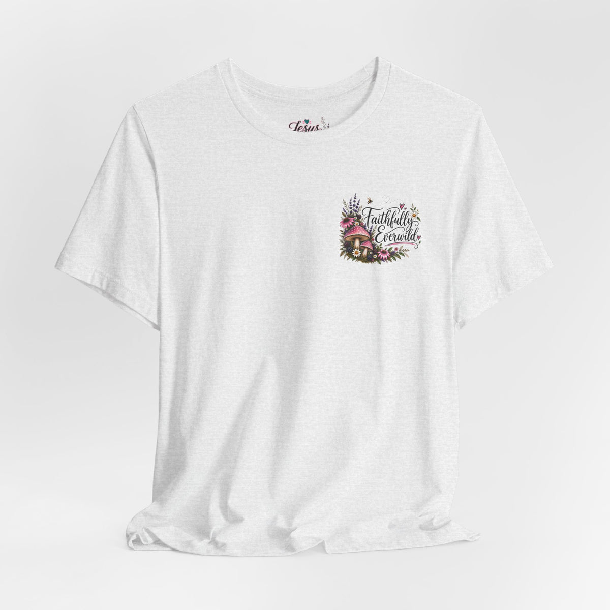 Mushrooms Can Grow Through The Mess Tee | Romans 5:3-4 Faith Shirt