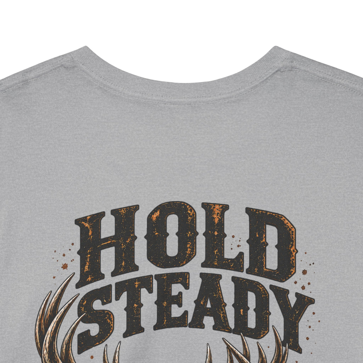 Hold Steady Bow Hunting Tee | Psalm 31:24