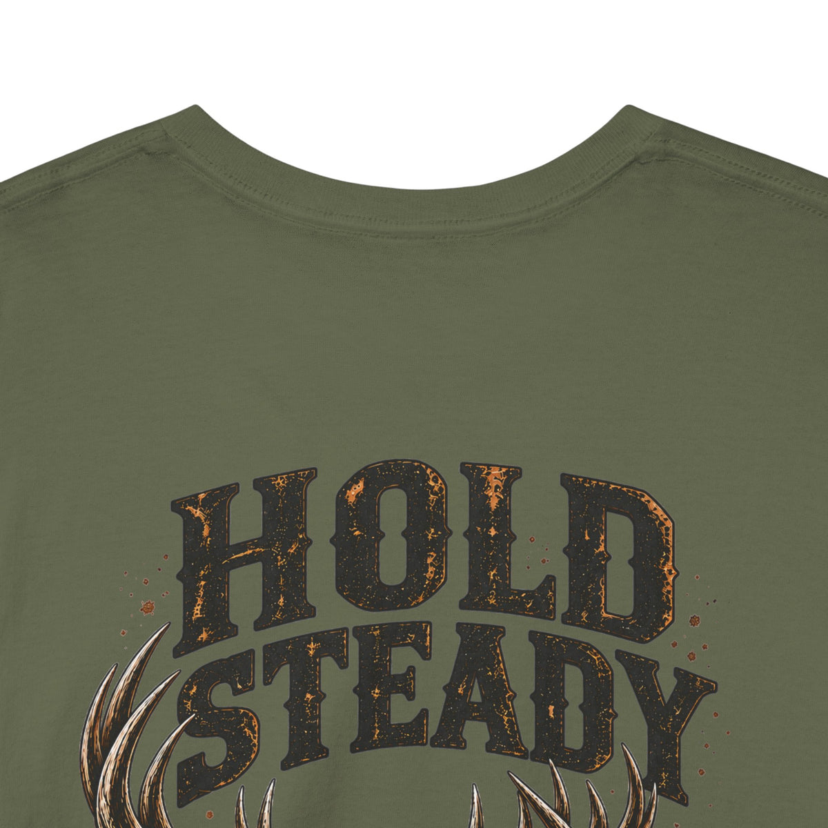 Hold Steady Bow Hunting Tee | Psalm 31:24