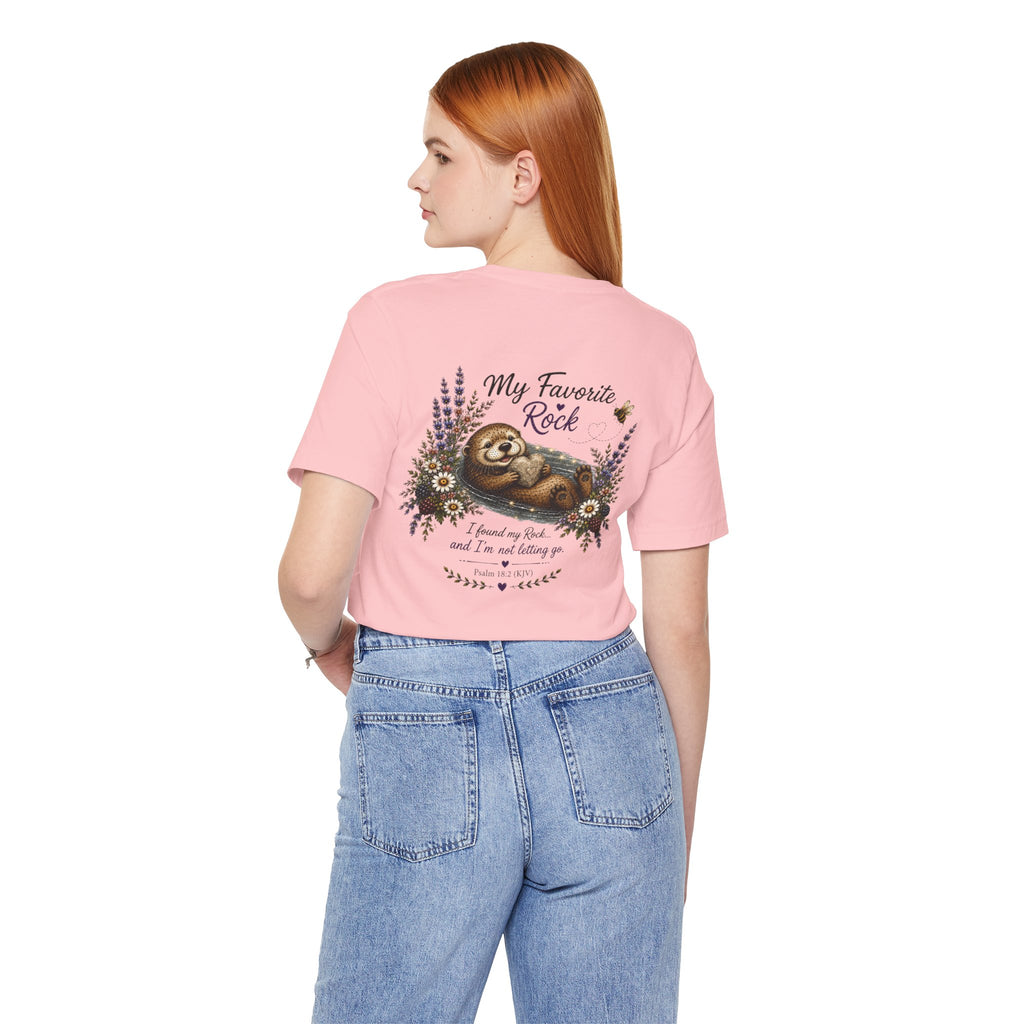 My Favorite Rock Otter Faith Shirt – Psalm 18:2 KJV