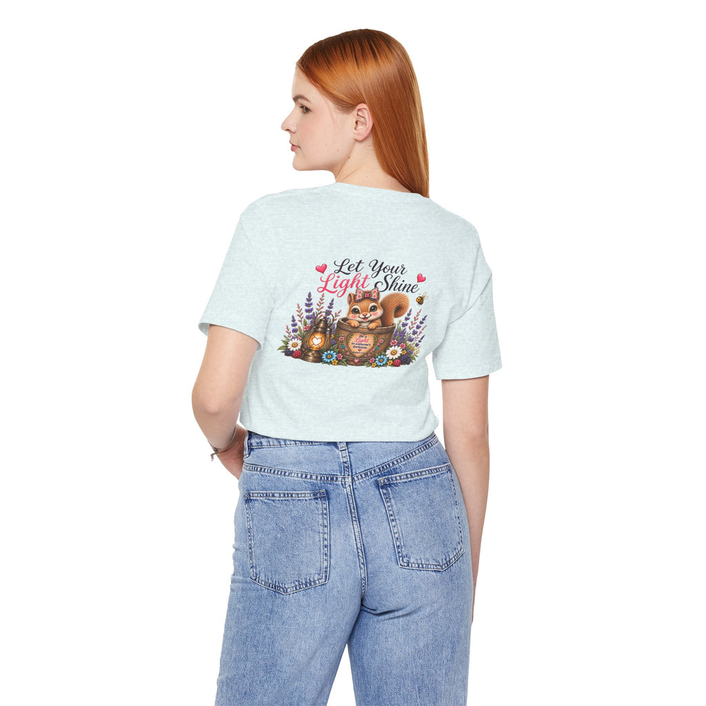 Let Your Light Shine Wildflower Tee | Matthew 5:14