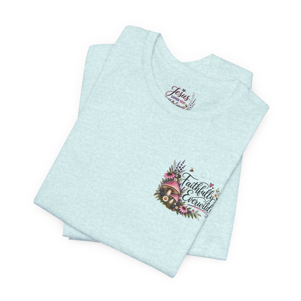 Mushrooms Can Grow Through The Mess Tee | Romans 5:3-4 Faith Shirt
