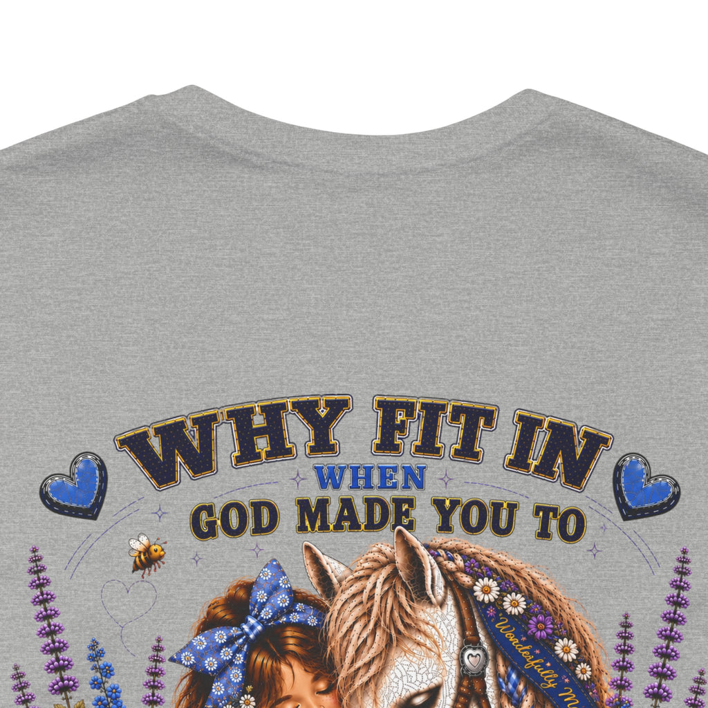 Wonderfully Made • Stand Out for His Glory Horse Tee | Psalm 139:14