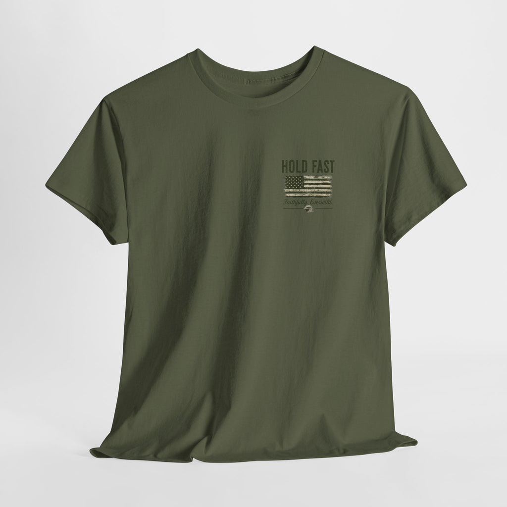 Never Give Up the Fight – Hold Fast Men’s Graphic Tee – Hebrews 10:23