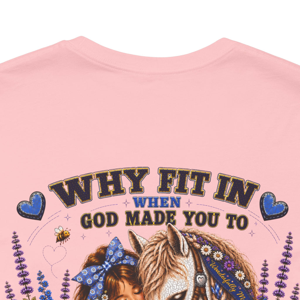 Wonderfully Made • Stand Out for His Glory Horse Tee | Psalm 139:14
