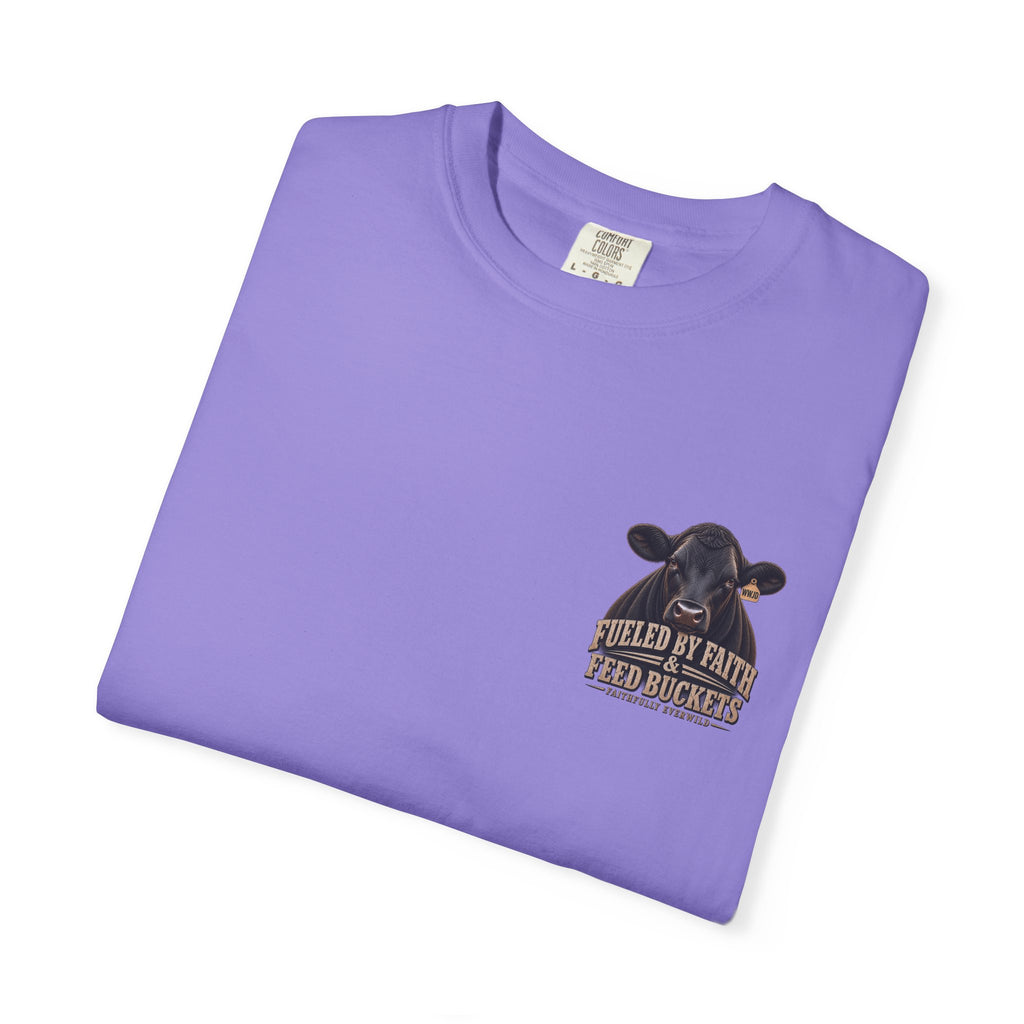 Fueled by Faith & Feed Buckets – Philippians 4:19 Angus Tee
