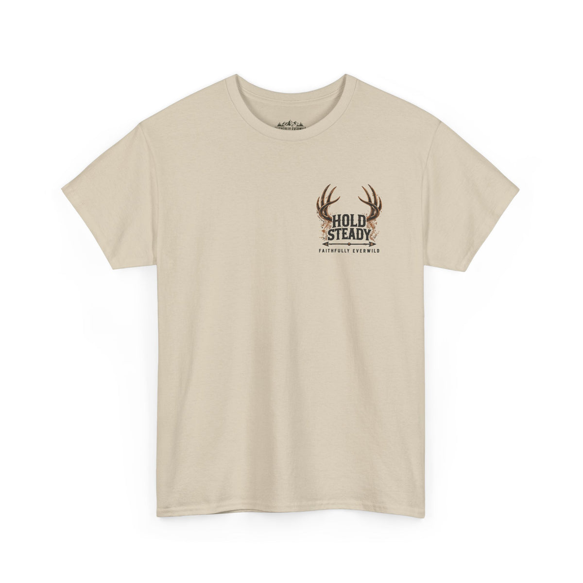 Hold Steady Bow Hunting Tee | Psalm 31:24