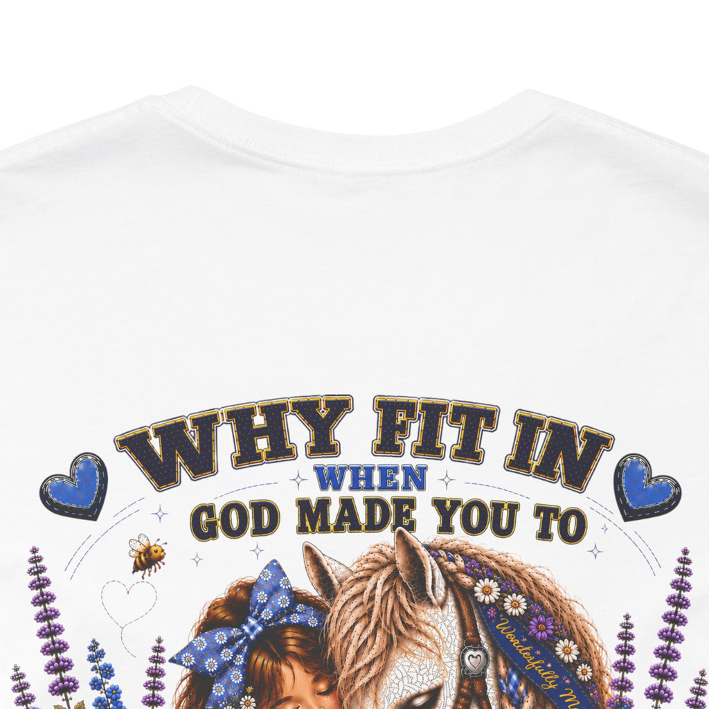 Wonderfully Made • Stand Out for His Glory Horse Tee | Psalm 139:14