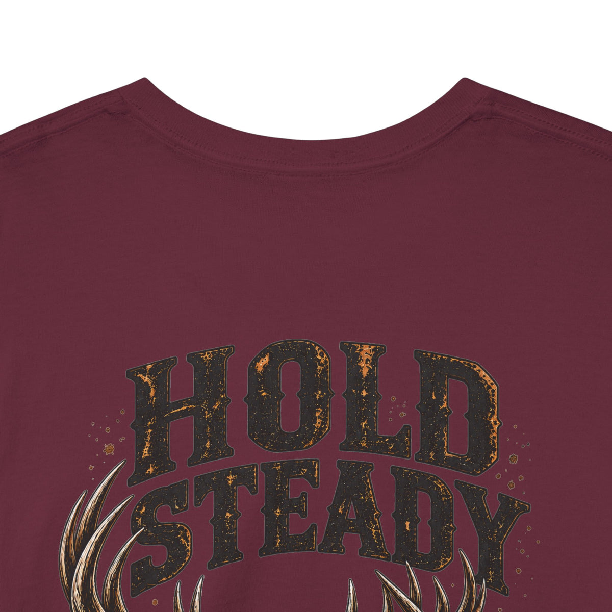 Hold Steady Bow Hunting Tee | Psalm 31:24