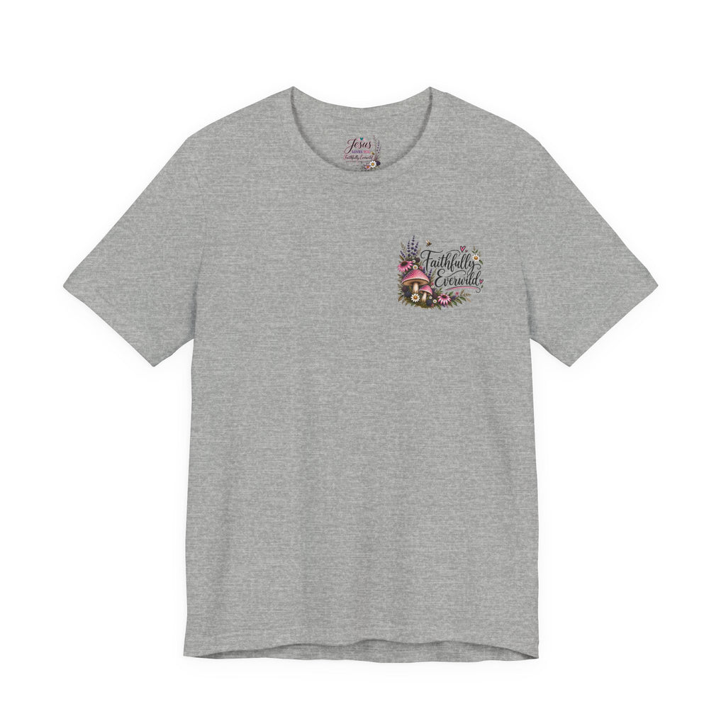 Mushrooms Can Grow Through The Mess Tee | Romans 5:3-4 Faith Shirt