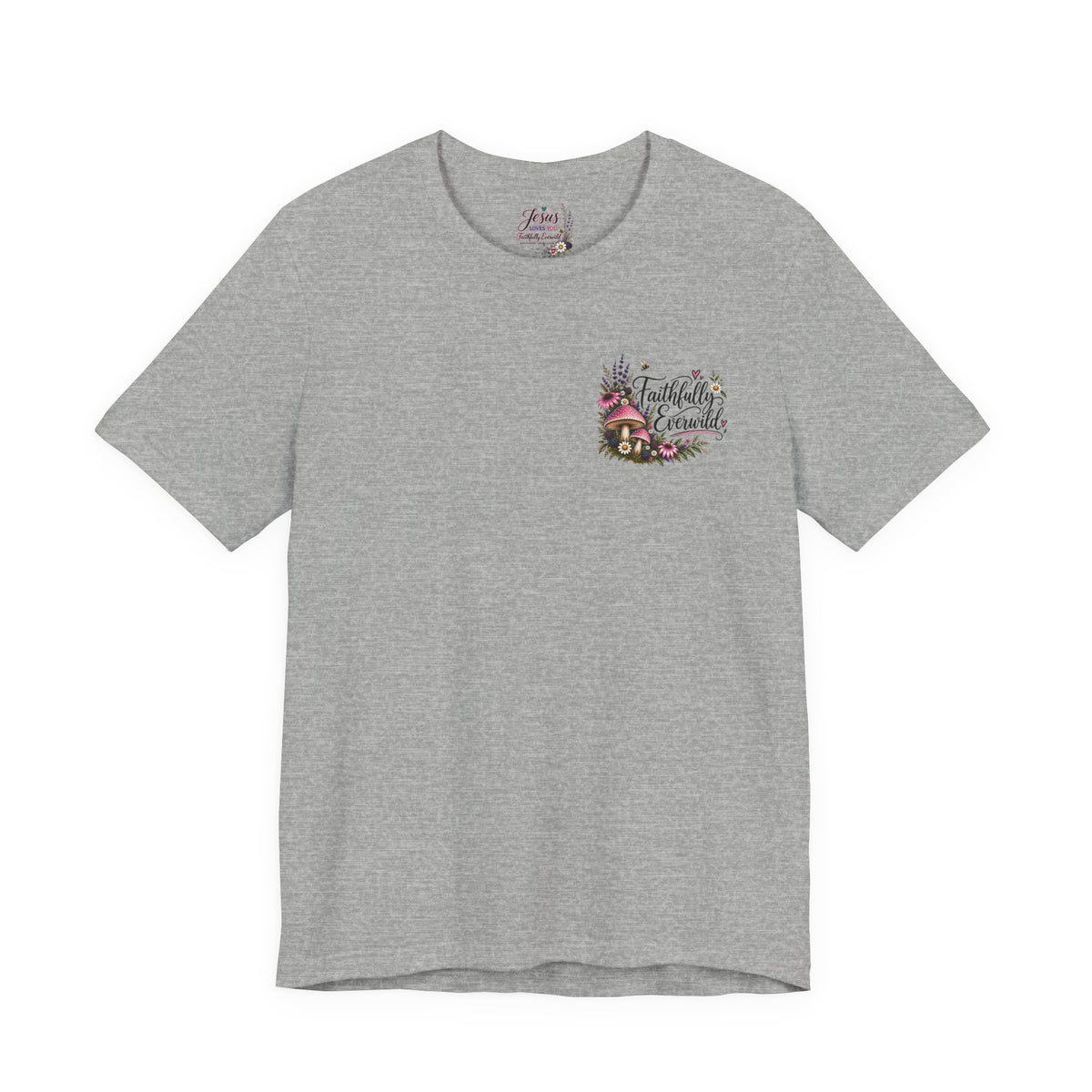 Mushrooms Can Grow Through The Mess Tee | Romans 5:3-4 Faith Shirt