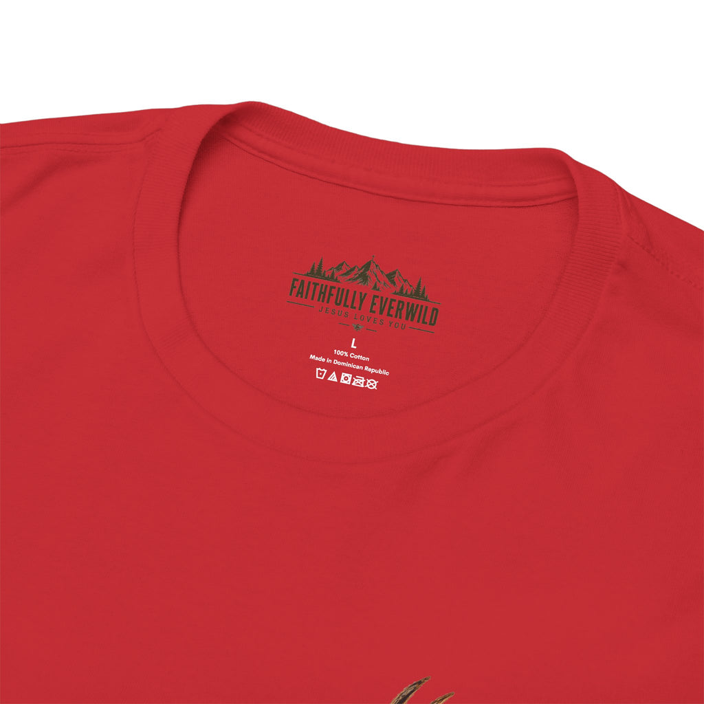 Hold Steady Bow Hunting Tee | Psalm 31:24